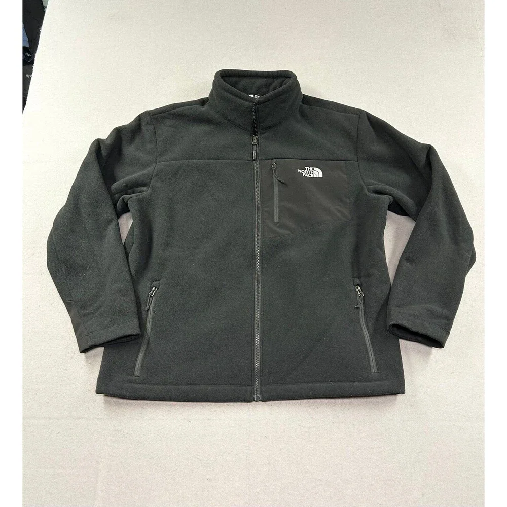 The North Face Men’s Sherpa Lined Full Zip Black Jacket